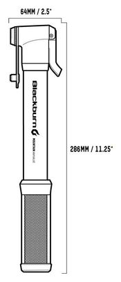Pompe à Main Blackburn Mountain Anyvalve Mini-Pump