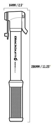 Mini-pompa manuale Blackburn Mountain Anyvalve