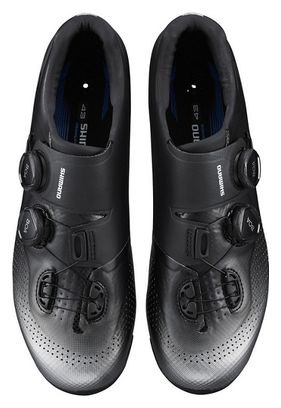 Paire de Chaussures Route Shimano RC702 Noir/Argent