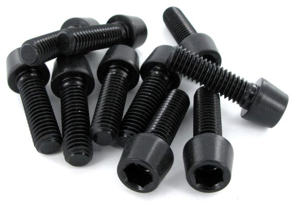MSC M6x20mm Bouten 7075 legering - Zwart x10