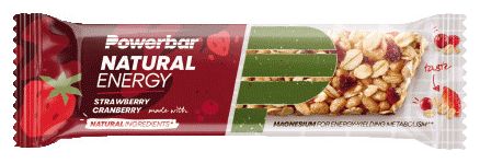 Barre énergétique Powerbar Natural Energy Cereal Fraise/Cranberry - 40g