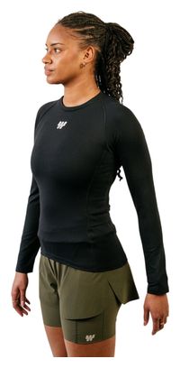 Maglietta tecnica Wilma Marlow nera da donna