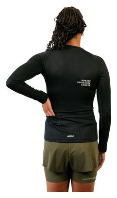 Maglietta tecnica Wilma Marlow nera da donna