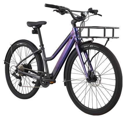 Cannondale Treadwell Neo 2 EQ Remixte MicroSHIFT 8S 250Wh 650b Electric City Bike Purple Haze 2023