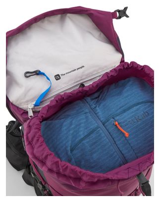 Mochila de senderismo RAB Airox ND34L morada para mujer