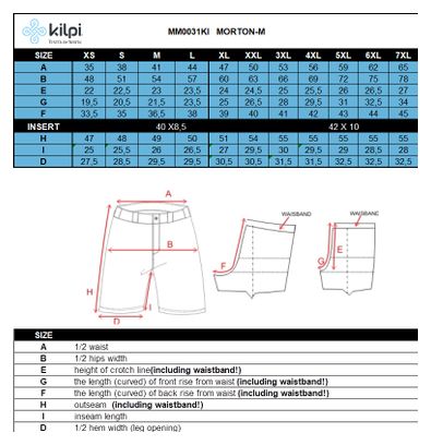 Short randonnée homme Kilpi MORTON-M