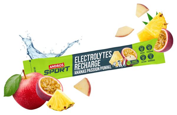 Andros Sport Electrolyte Tablets Pineapple/Passion Fruit/Apple 25g