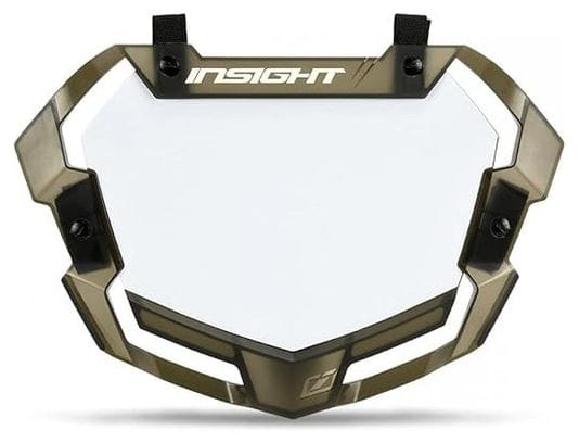 Insight 3D Vision2 Pro White / Transparent Black number plate