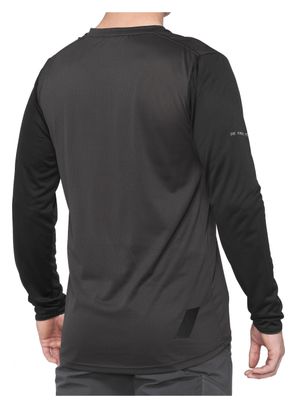 Long Sleeve Jersey 100% Ridecamp Black / Gray