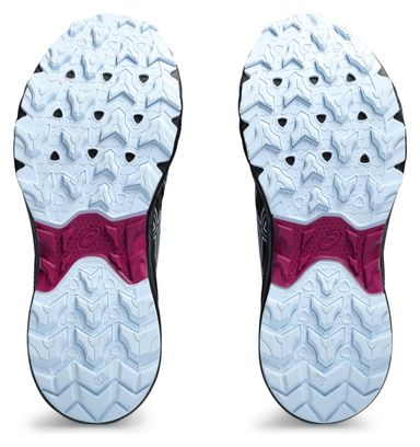 Chaussures de Trail Running Femme Asics Gel Venture 9 Waterproof Noir Bleu