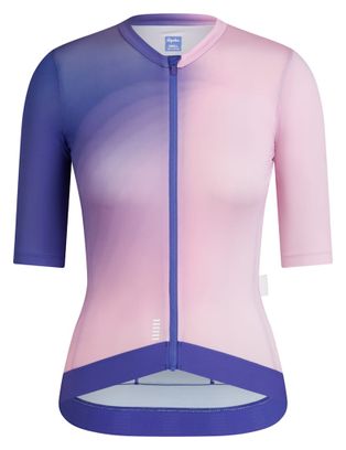 Maillot de manga corta Rapha Pro Team Training III morado/rosa para mujer