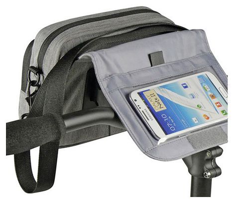 Klickfix Handlebar bag ''SMART BAG TOUCH'' Grey