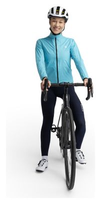 Veste de pluie vélo femme Cyclisme J2 Blockhaus Cyan