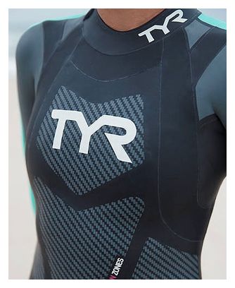 Tyr Hurricane Cat 5 Neoprene Womens Triathlon Wetsuit Black / Blue / Pink
