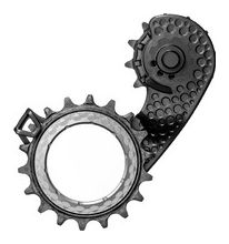 Chape de Dérailleur Hollowcage AbsoluteBlack pour Ultegra / Dura Ace 11 V Gris