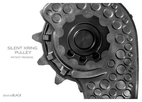 Massetto a gabbia cava AbsoluteBlack per Ultegra / Dura Ace 11 S Grey