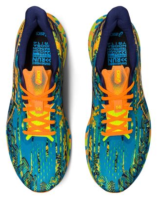 Chaussures de Running Asics Noosa Tri 14 Bleu Orange
