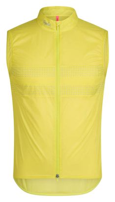 Gilet antivento Rapha Brevet III giallo da uomo