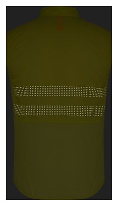 Gilet antivento Rapha Brevet III giallo da uomo