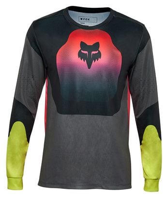 Camiseta de manga larga para niños Fox Ranger Revise Negra/Rosa