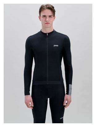 POC Cadence Thermal Lite Langarm-Trikot für Herren, schwarz