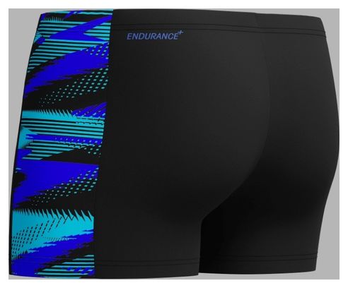 Speedo Men's Eco+ H-Boom Panel Aqsh Swimsuit Black and Blue