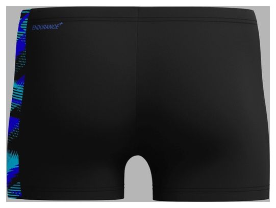 Speedo Men's Eco+ H-Boom Panel Aqsh Swimsuit Black and Blue