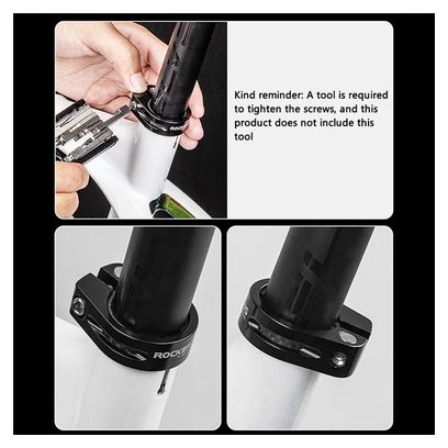 clamp of serrage stem of saddle 31,8 mm for MTB