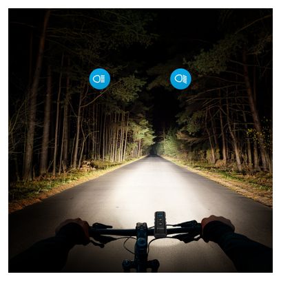 Eclairage velo led 1600 Lumens – Lumiere velo – Lampe avant et powerbank