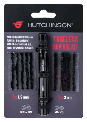 Hutchinson Tubeless Repair Kit Tool + 10 Wicks