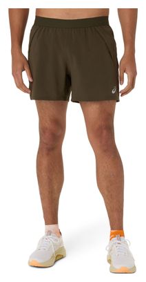Asics Road Shorts 5in Khaki Men