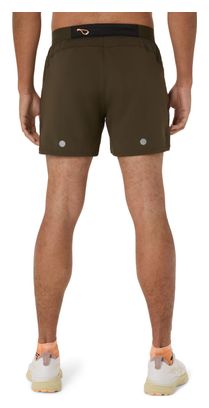 Asics Road Shorts 5in Khaki Men