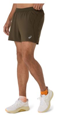 Asics Road Shorts 5in Khaki Men