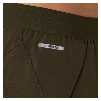 Asics Road Shorts 5in Khaki Men