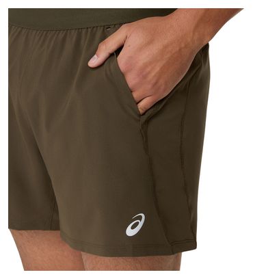 Asics Road Shorts 5in Khaki Men