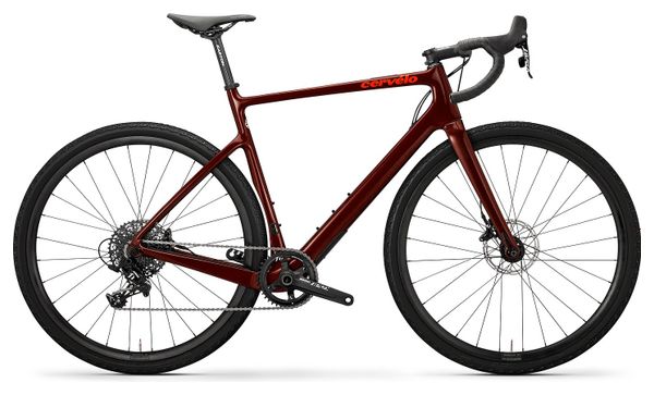 Gravel Bike Cervelo Aspero Disc Sram Apex 1 11 Gänge 2020 Rot