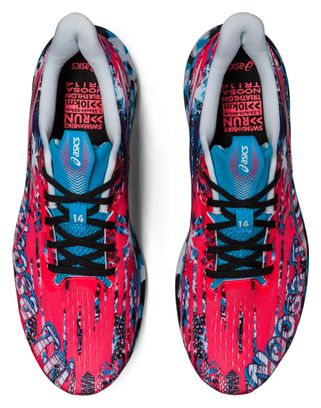Asics Noosa Tri 14 Running Shoes Pink Blue