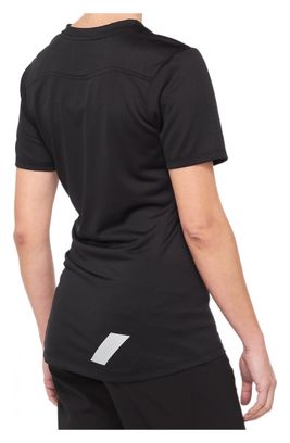 Maillot de manga corta 100% Ridecamp Mujer Negro / Gris