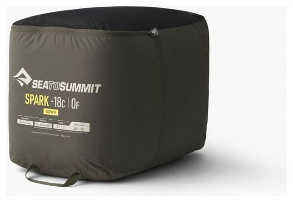 Sea To Summit Spark Sleeping Bag -18C Yellow/Grey