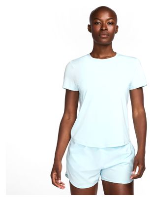 Nike One Women's Light Blue Jersey met korte mouwen