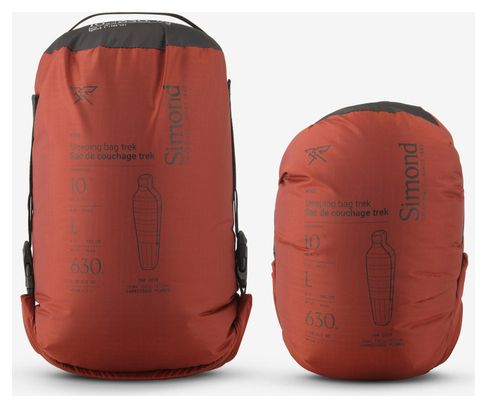 Saco de dormir Simond MT900 10° Rojo