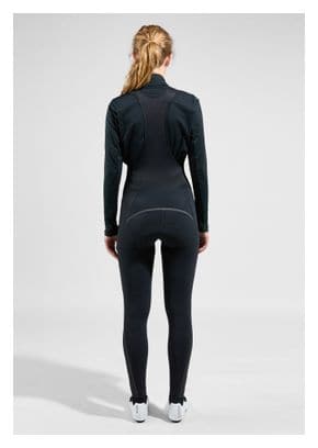 Damen Radhose Odlo Zeroweight Warm Schwarz