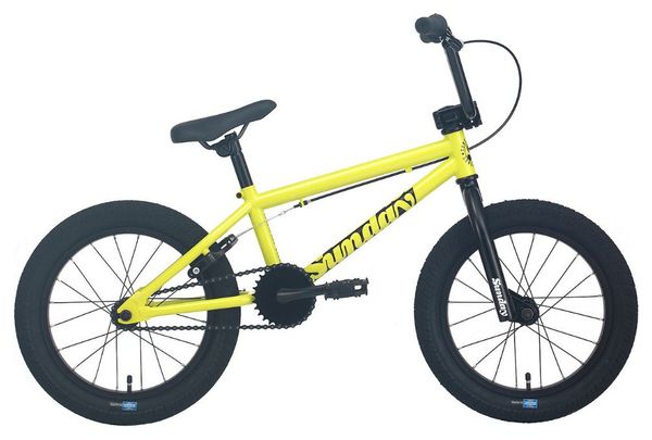 BMX Sunday Blueprint 16  Jaune Brillant