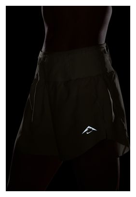 Nike Dri-Fit Trail Shorts 4in Weiß Damen