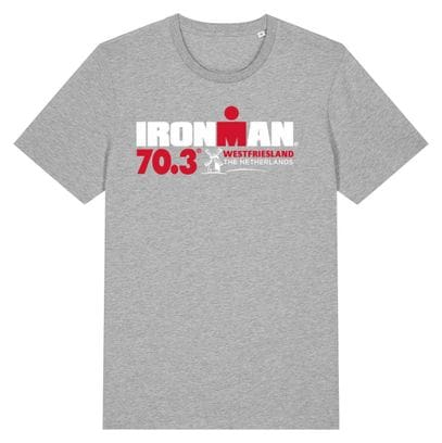 Camiseta Manga Corta Ironman 70.3 Westfriesland Gris Hombre