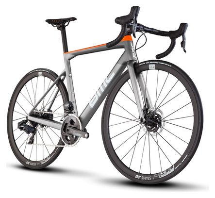 Bicicleta Carretera BMC 2020 Teammachine SLR02 ONE DISC Sram Force AXS 12V Gris/Naranja