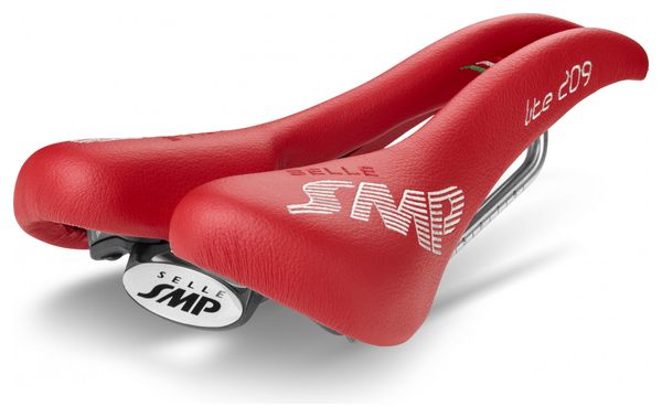 Saddle SMP Lite 209 Rails Inox Red