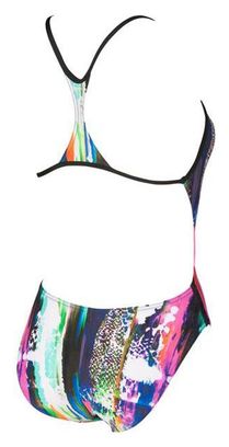 ARENA Vivid Booster einteiliger Badeanzug Damen Pink Schwarz