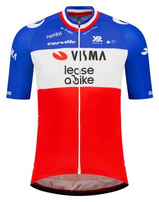 Visma Team French Champion Short-Sleeve Jersey | Lease a Bike Tricolore 2026 Men's