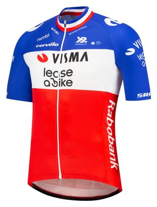 Visma Team French Champion Short-Sleeve Jersey | Lease a Bike Tricolore 2026 Men's
